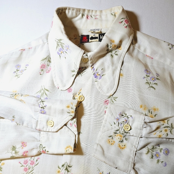 CHESS KING Vintage Floral Button-Down Long Sleeve - Picture 10 of 12